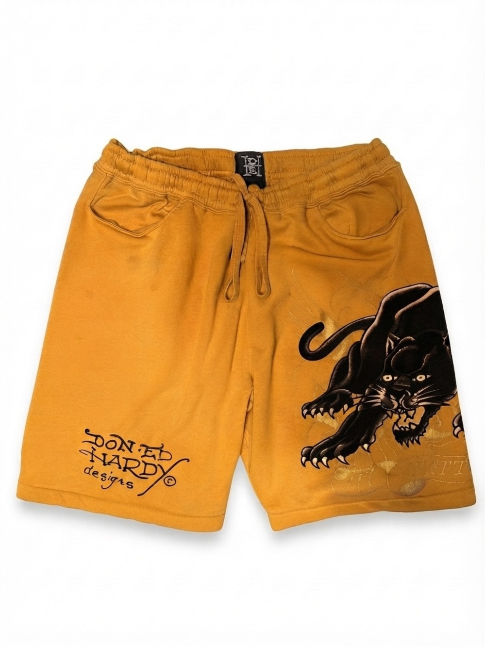Ed Hardy black panther shorts